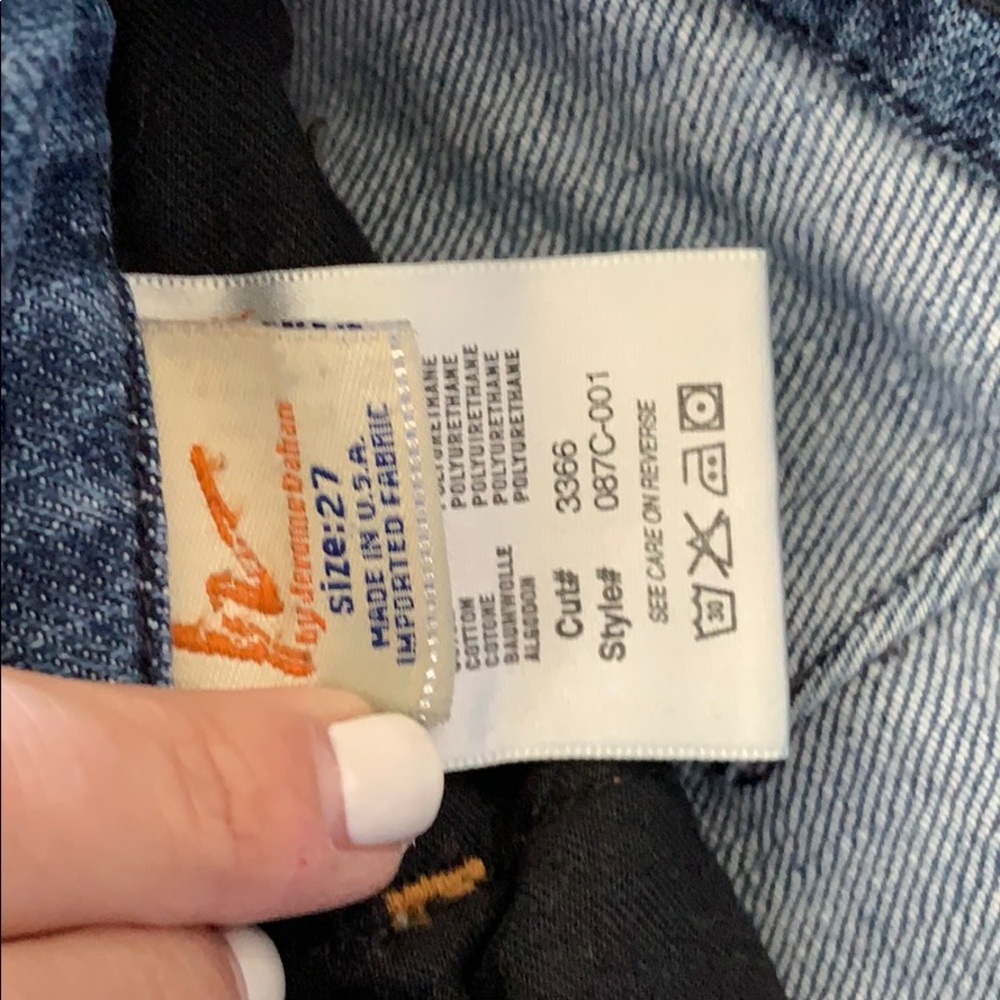 CITIZENS OF HUMANITY LOW WAIST DENIM SHORTS 27 - Picture 4 of 5